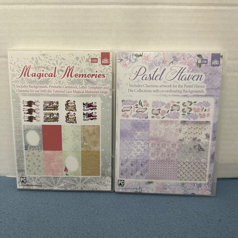 My Craft Studio USB Magical Memories & Pastel Haven Papercrafting‎ Software PC
